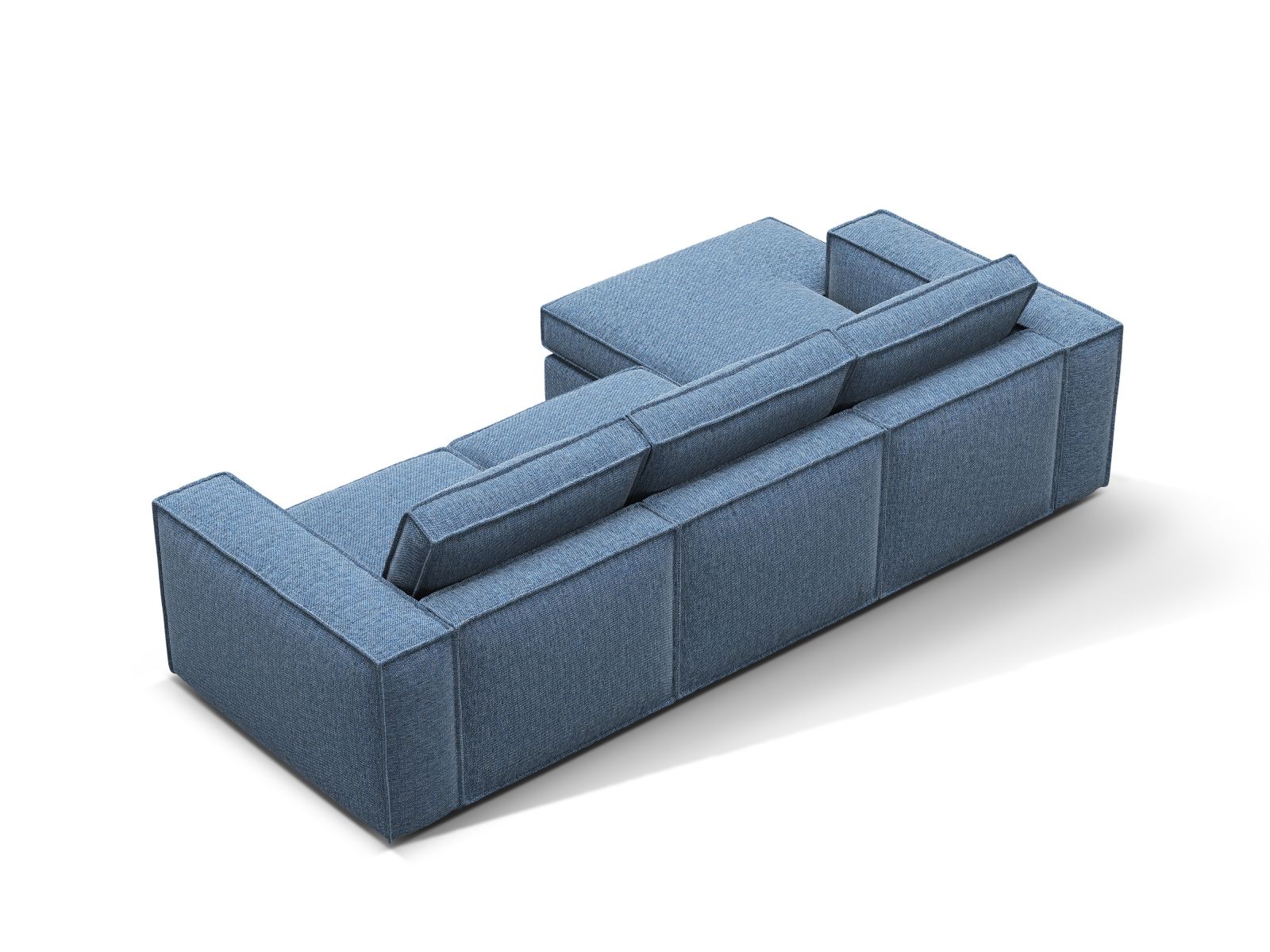 Modular Left Corner Sofa, "Pola", 3 Seats, 284x158x88