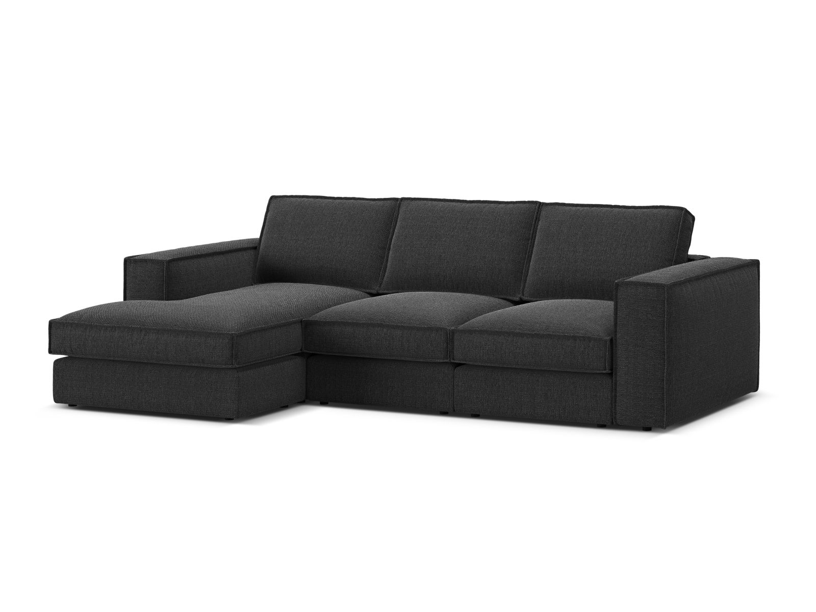 Modular Left Corner Sofa, "Pola", 3 Seats, 284x158x88