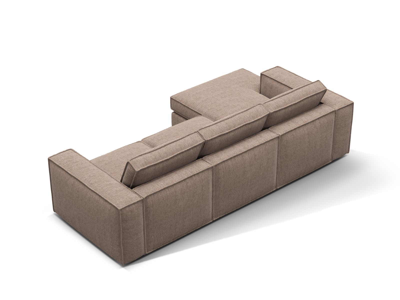 Modular Left Corner Sofa, "Pola", 3 Seats, 284x158x88