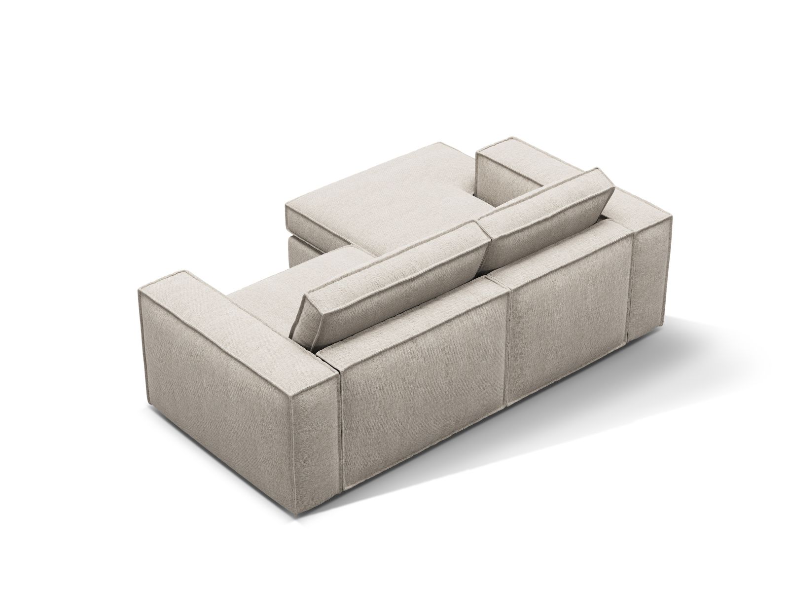 Modular Left Corner Sofa, "Pola", 2 Seats, 226x158x88