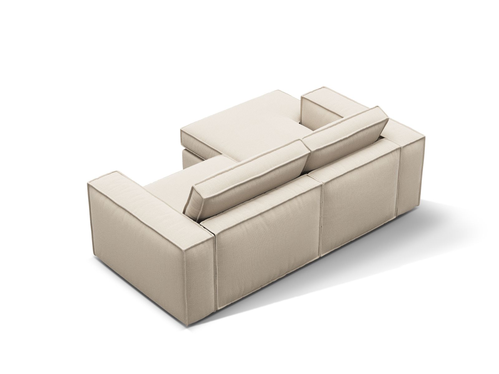 Modular Left Corner Sofa, "Pola", 2 Seats, 226x158x88