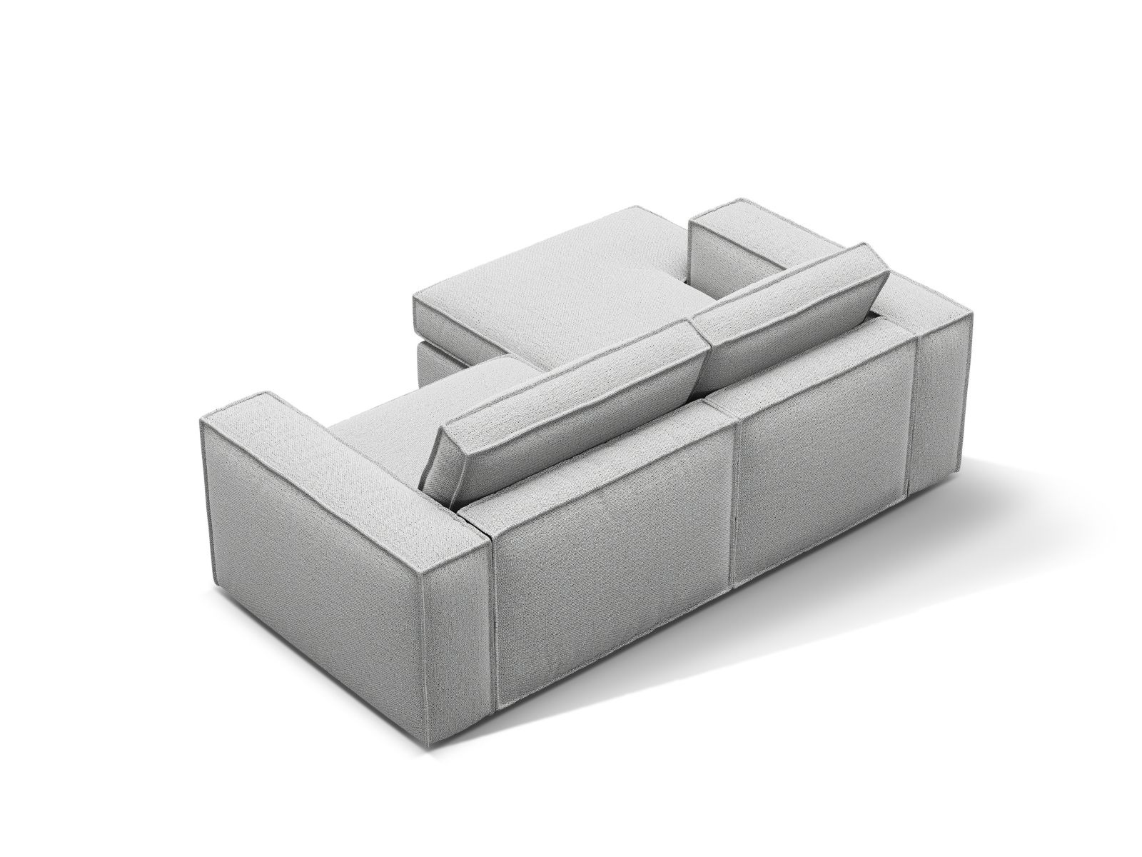 Modular Left Corner Sofa, "Pola", 2 Seats, 226x158x88
