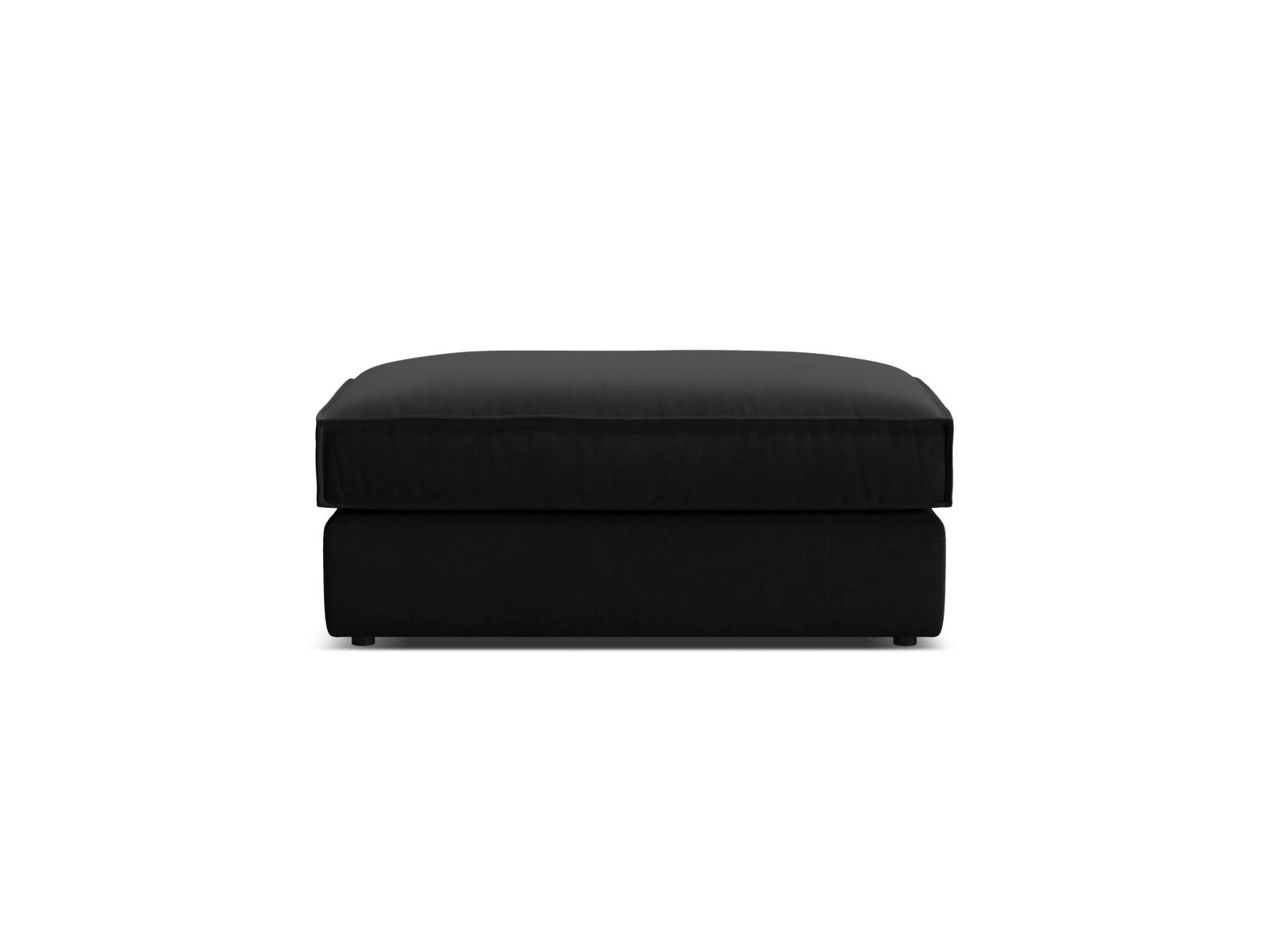 Velvet Pouf, "Pola", 1 Seat, 103x54x44