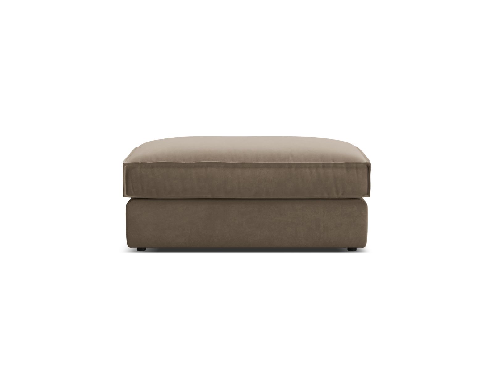 Velvet Pouf, "Pola", 1 Seat, 103x54x44