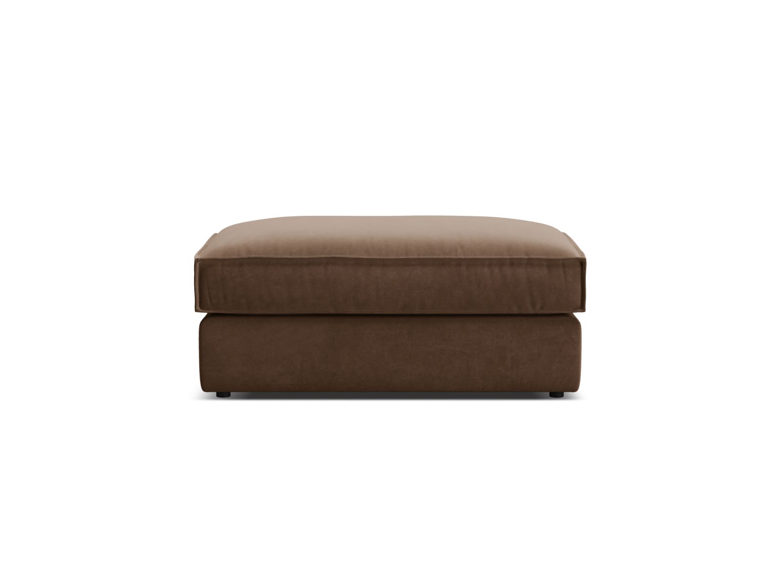 Velvet Pouf, "Pola", 1 Seat, 103x54x44