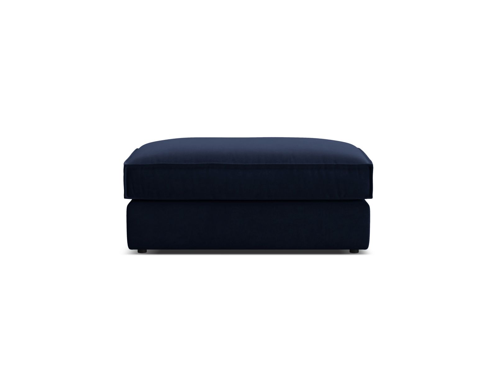 Velvet Pouf, "Pola", 1 Seat, 103x54x44