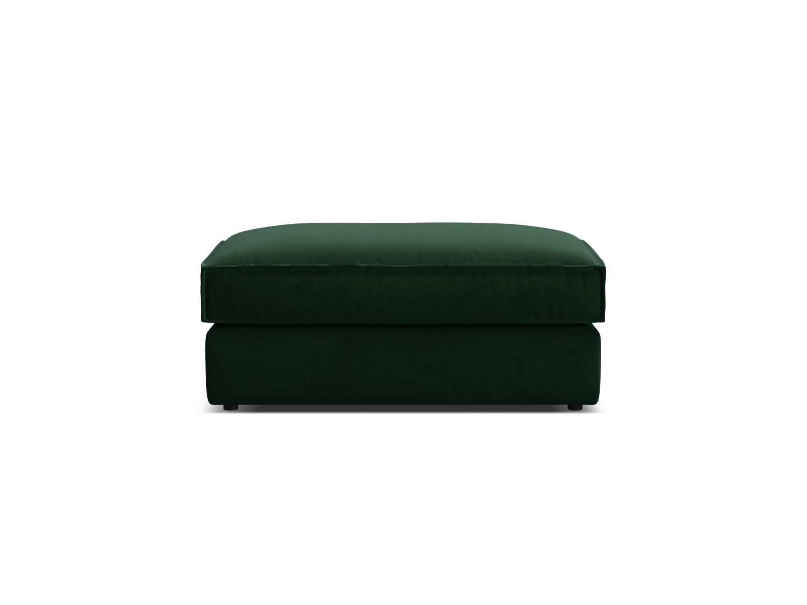 Velvet Pouf, "Pola", 1 Seat, 103x54x44