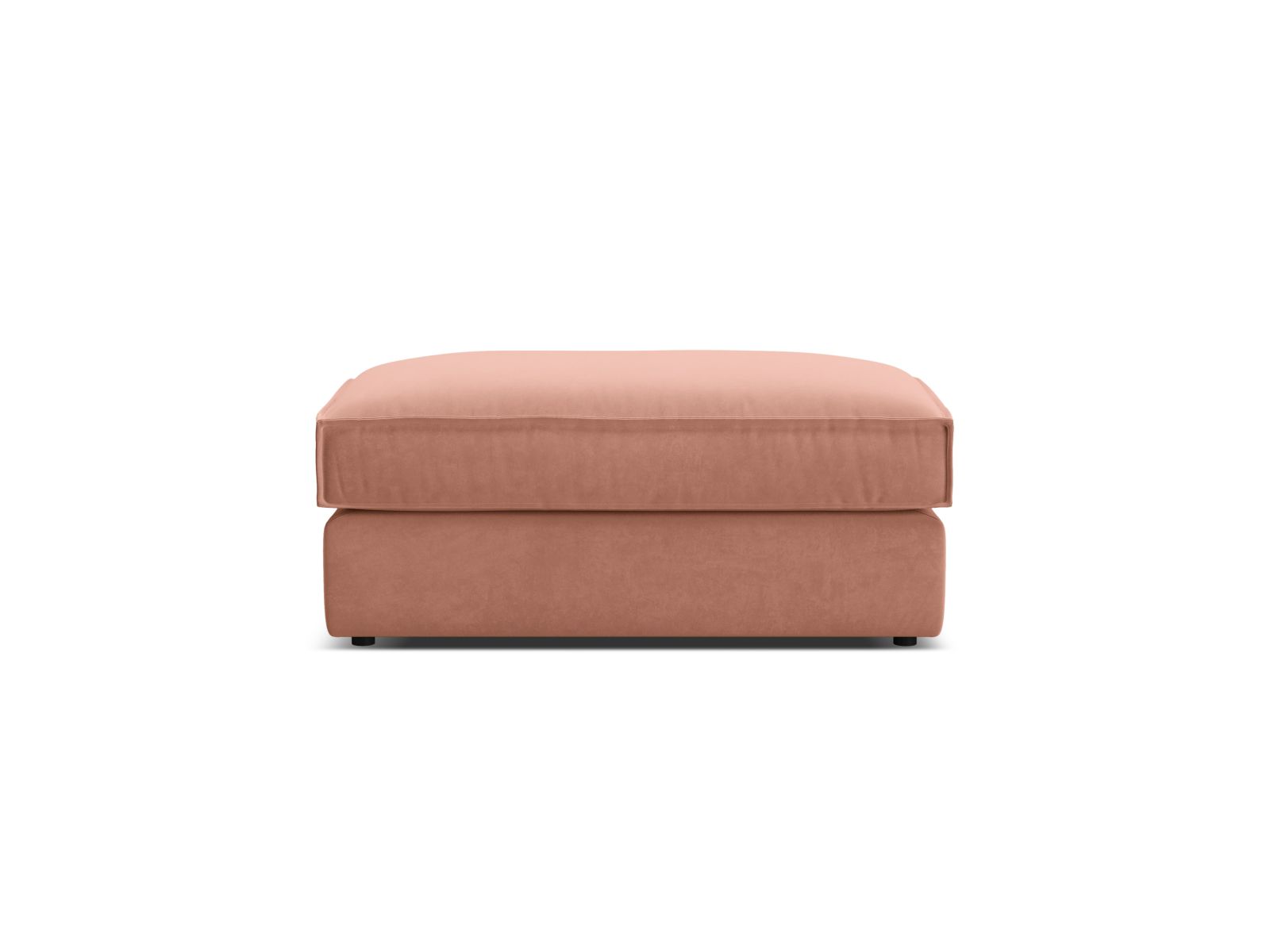 Velvet Pouf, "Pola", 1 Seat, 103x54x44