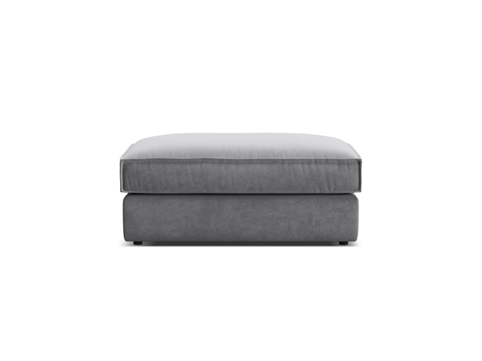 Velvet Pouf, "Pola", 1 Seat, 103x54x44