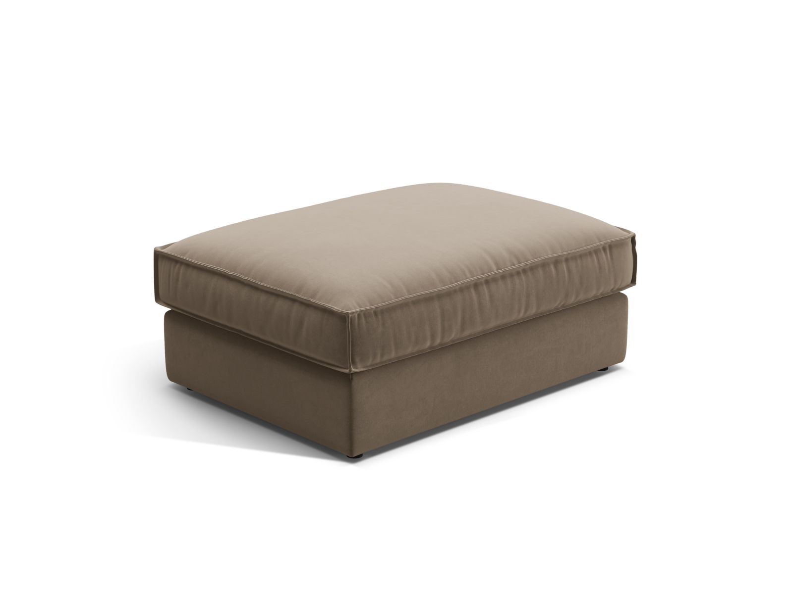 Velvet Pouf, "Pola", 1 Seat, 103x78x44