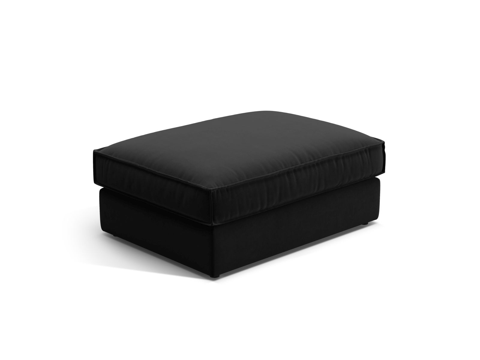 Velvet Pouf, "Pola", 1 Seat, 103x78x44