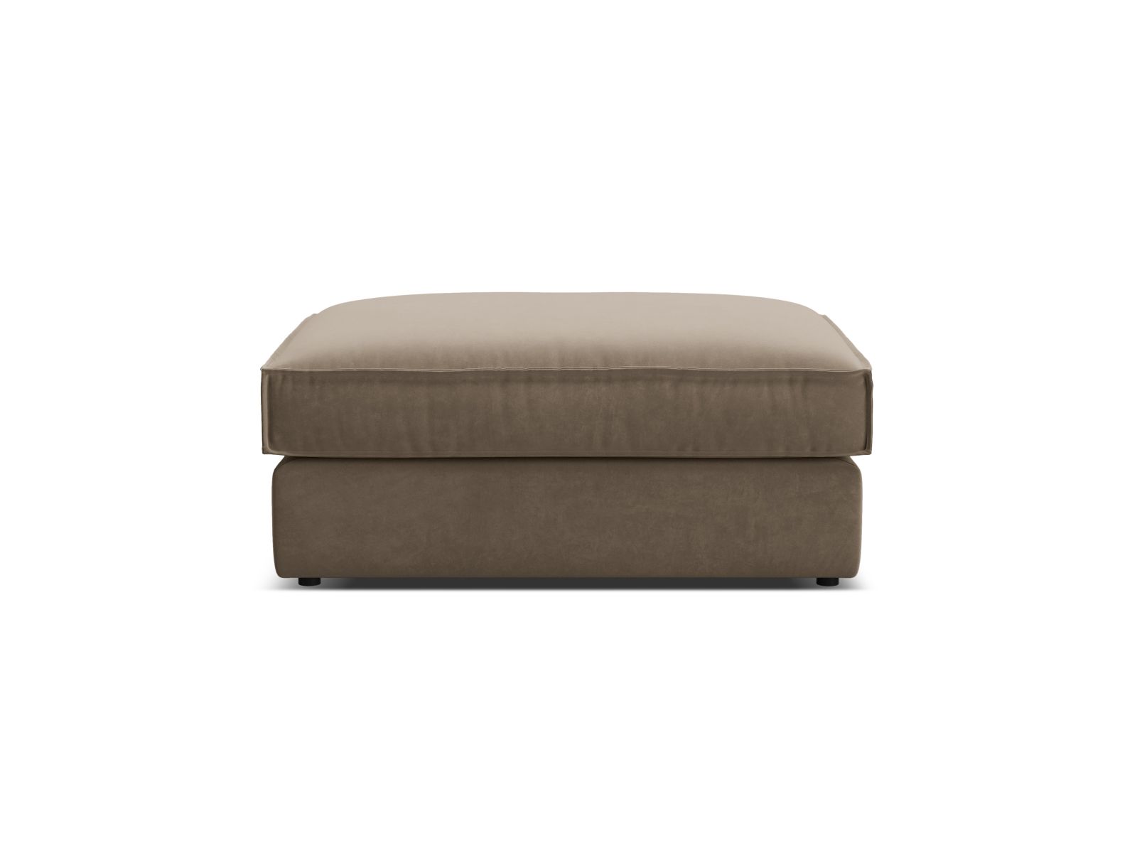 Velvet Pouf, "Pola", 1 Seat, 103x78x44
