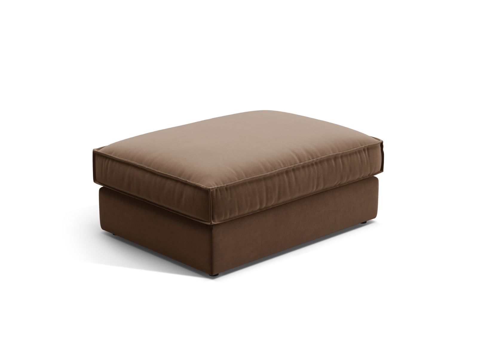 Velvet Pouf, "Pola", 1 Seat, 103x78x44