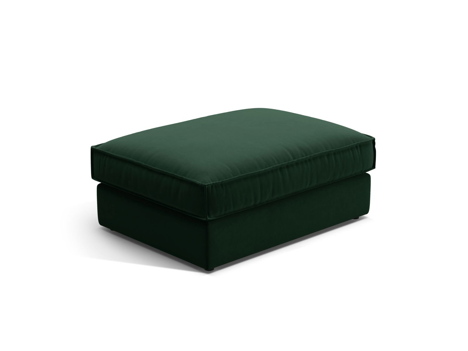 Velvet Pouf, "Pola", 1 Seat, 103x78x44
