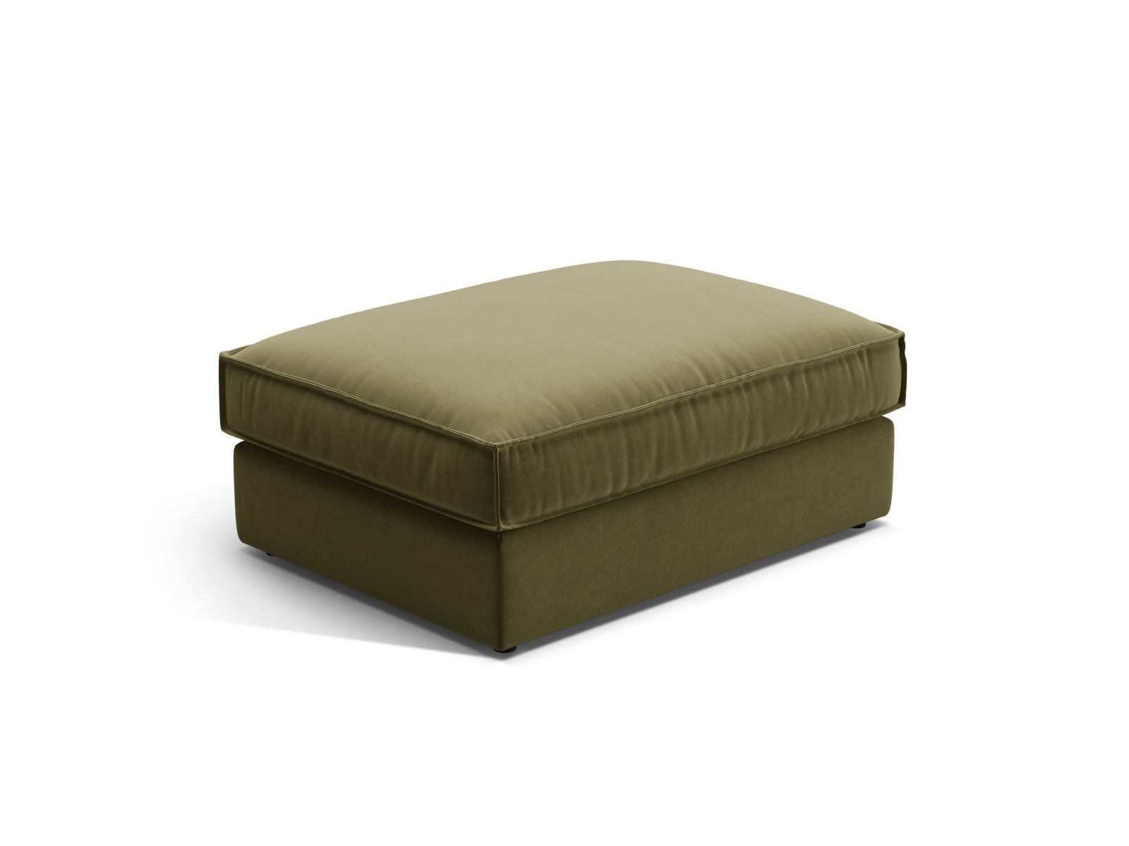 Velvet Pouf, "Pola", 1 Seat, 103x78x44