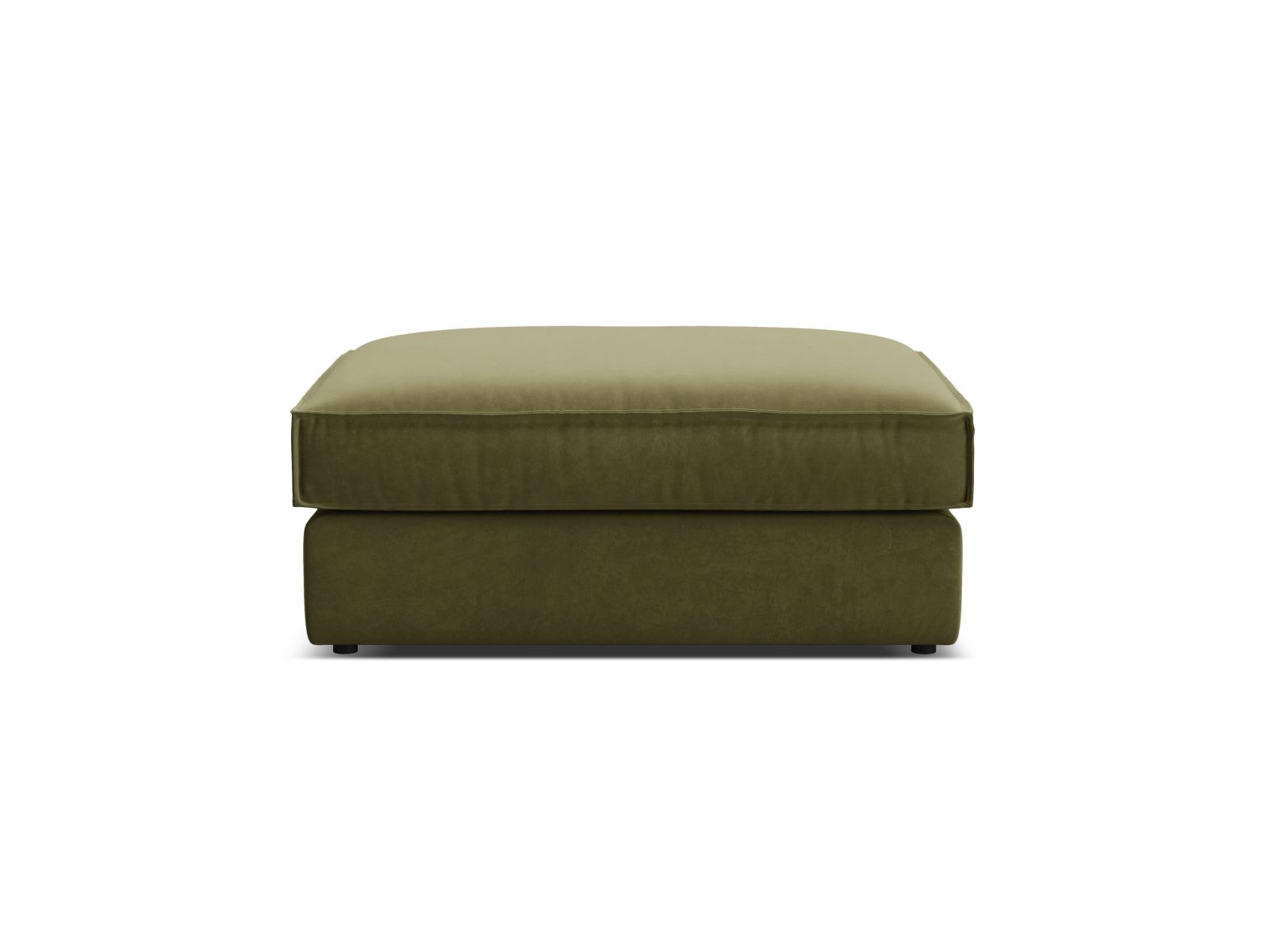 Velvet Pouf, "Pola", 1 Seat, 103x78x44