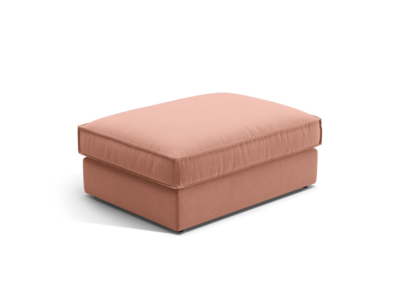 Velvet Pouf, "Pola", 1 Seat, 103x78x44