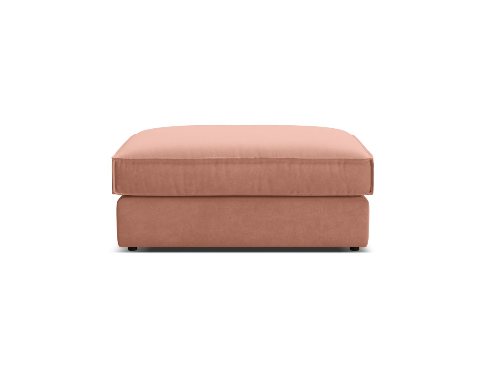 Velvet Pouf, "Pola", 1 Seat, 103x78x44