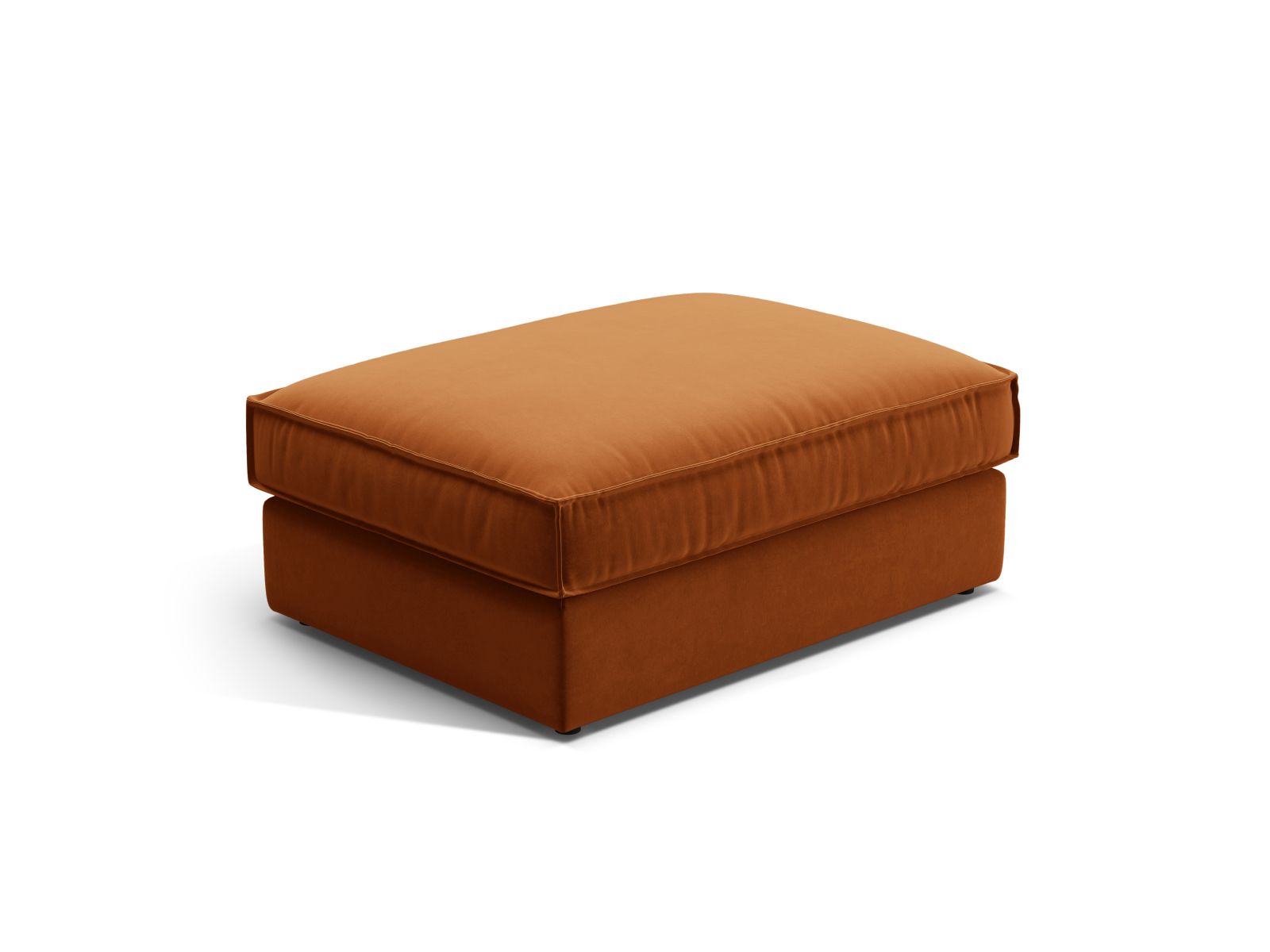 Velvet Pouf, "Pola", 1 Seat, 103x78x44