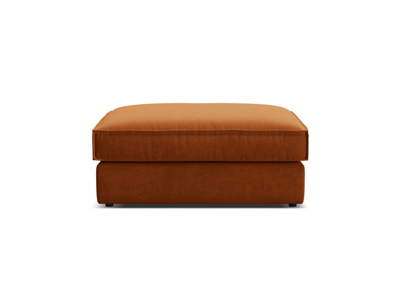 Velvet Pouf, "Pola", 1 Seat, 103x78x44