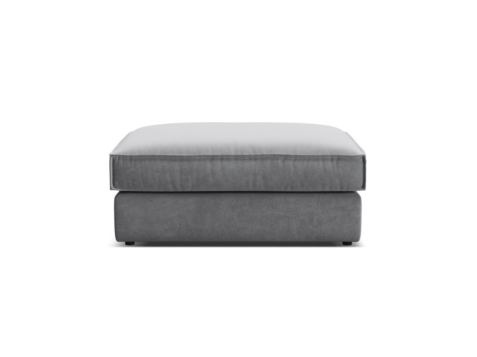Velvet Pouf, "Pola", 1 Seat, 103x78x44