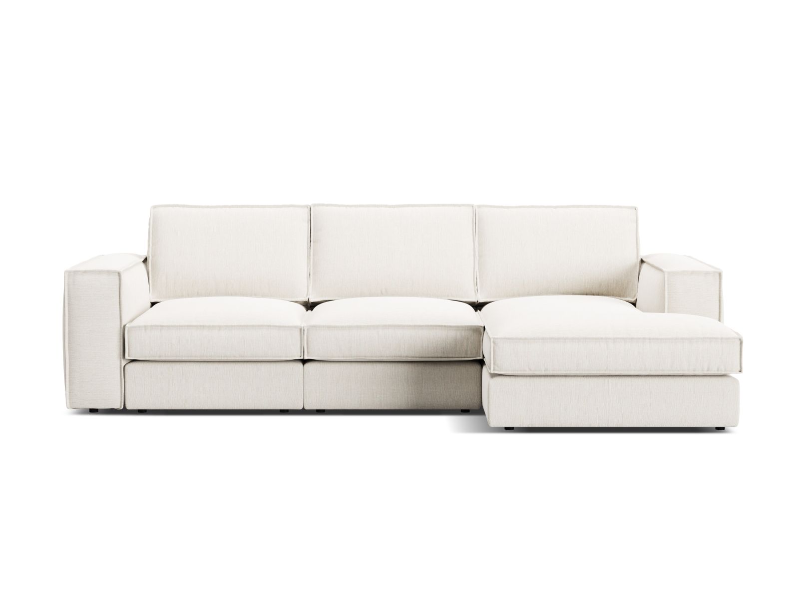 Modular Right Corner Sofa, "Pola", 3 Seats, 284x158x88