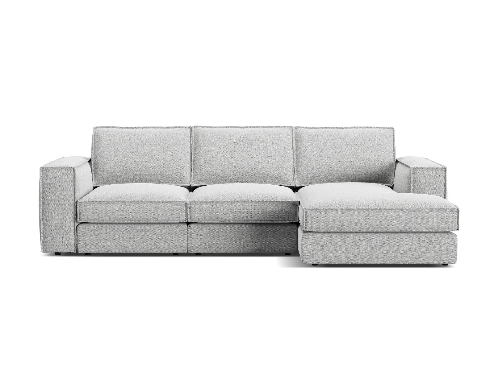 Modular Right Corner Sofa, "Pola", 3 Seats, 284x158x88