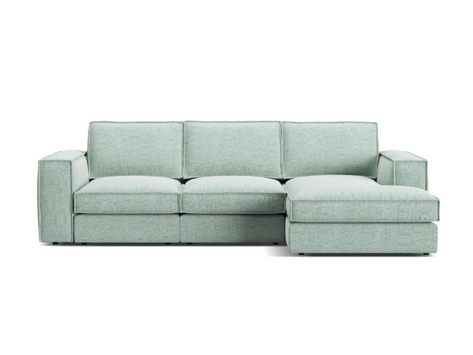 Modular Right Corner Sofa, "Pola", 3 Seats, 284x158x88
