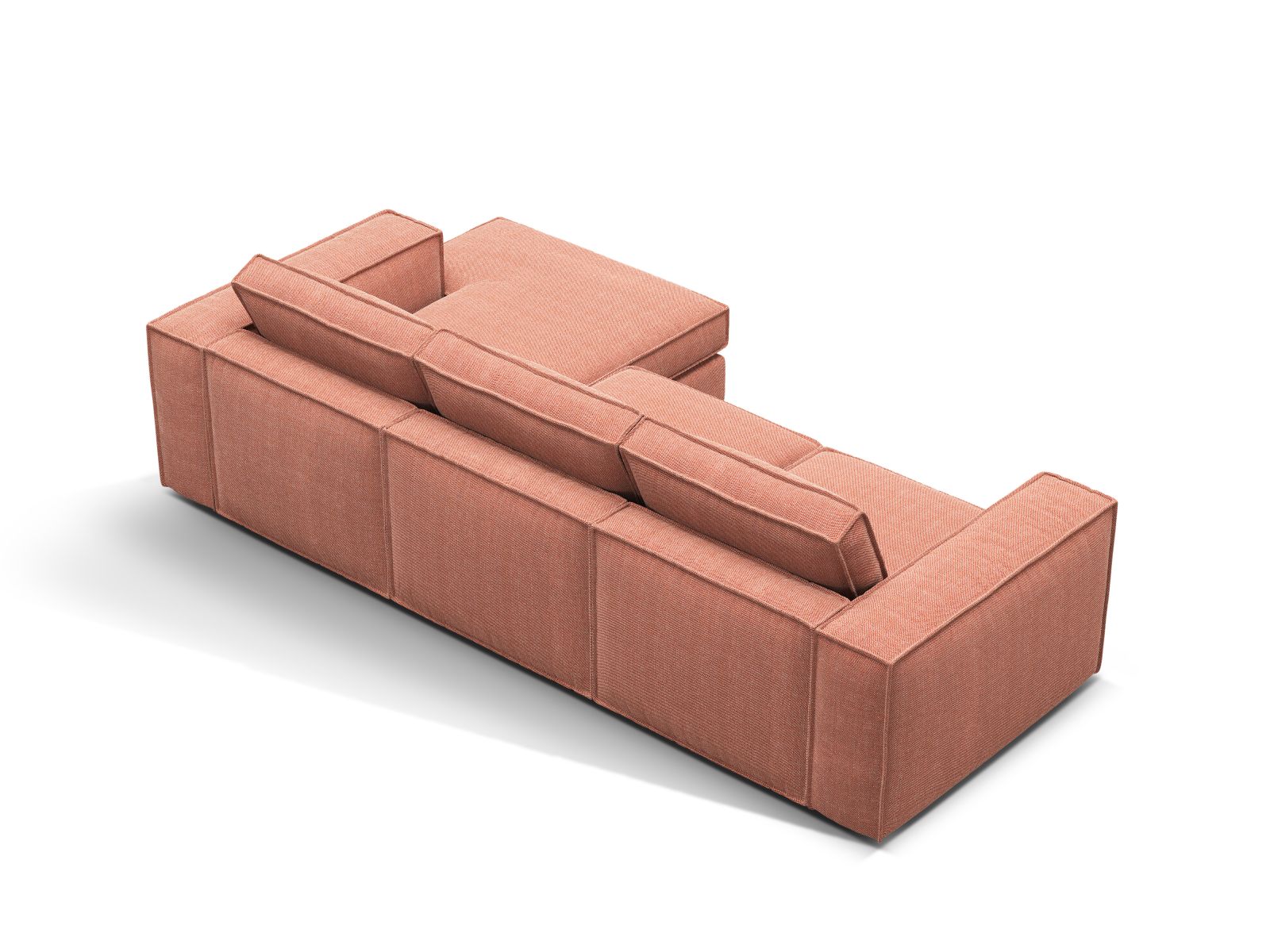 Modular Right Corner Sofa, "Pola", 3 Seats, 284x158x88