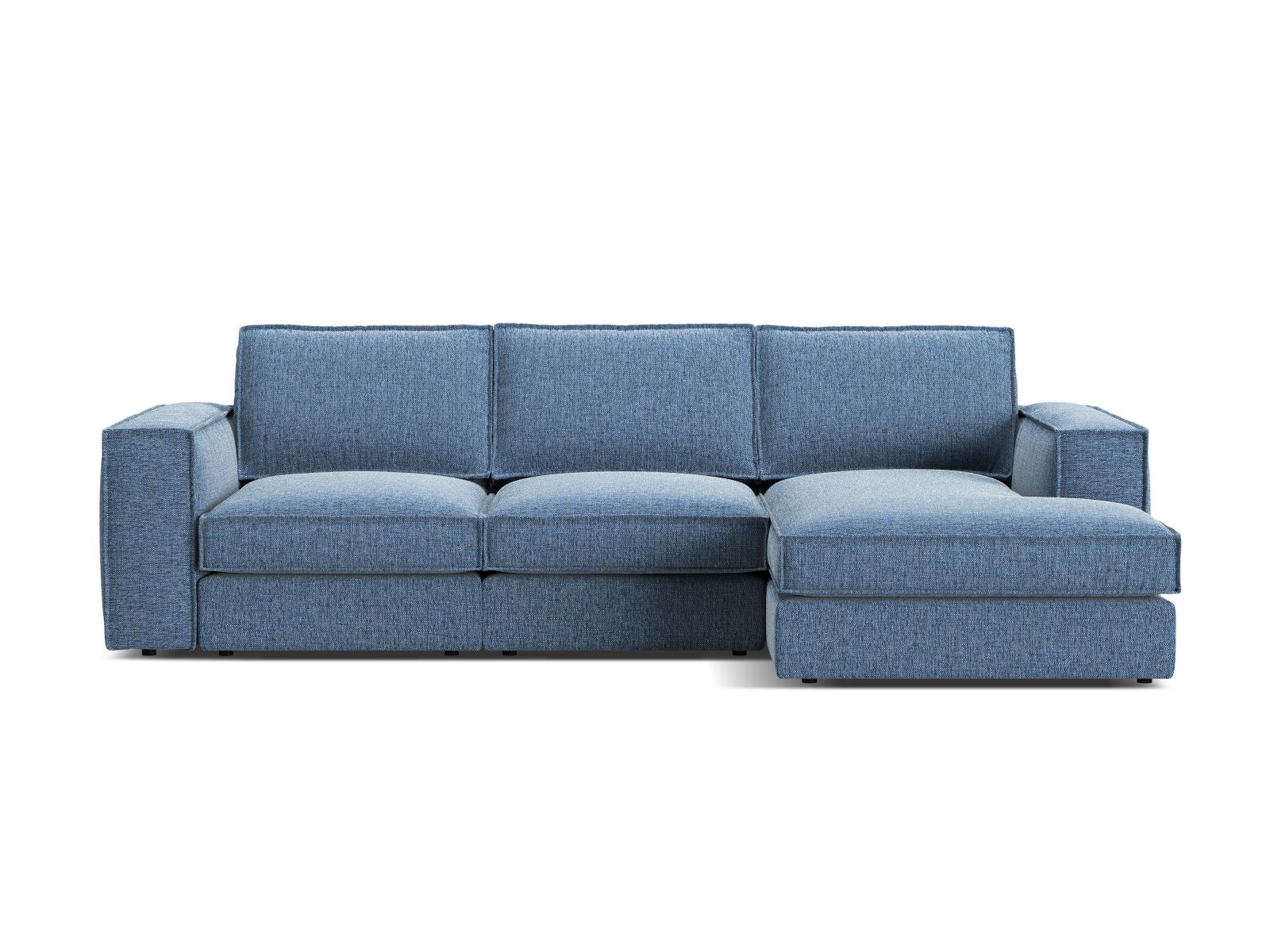 Modular Right Corner Sofa, "Pola", 3 Seats, 284x158x88