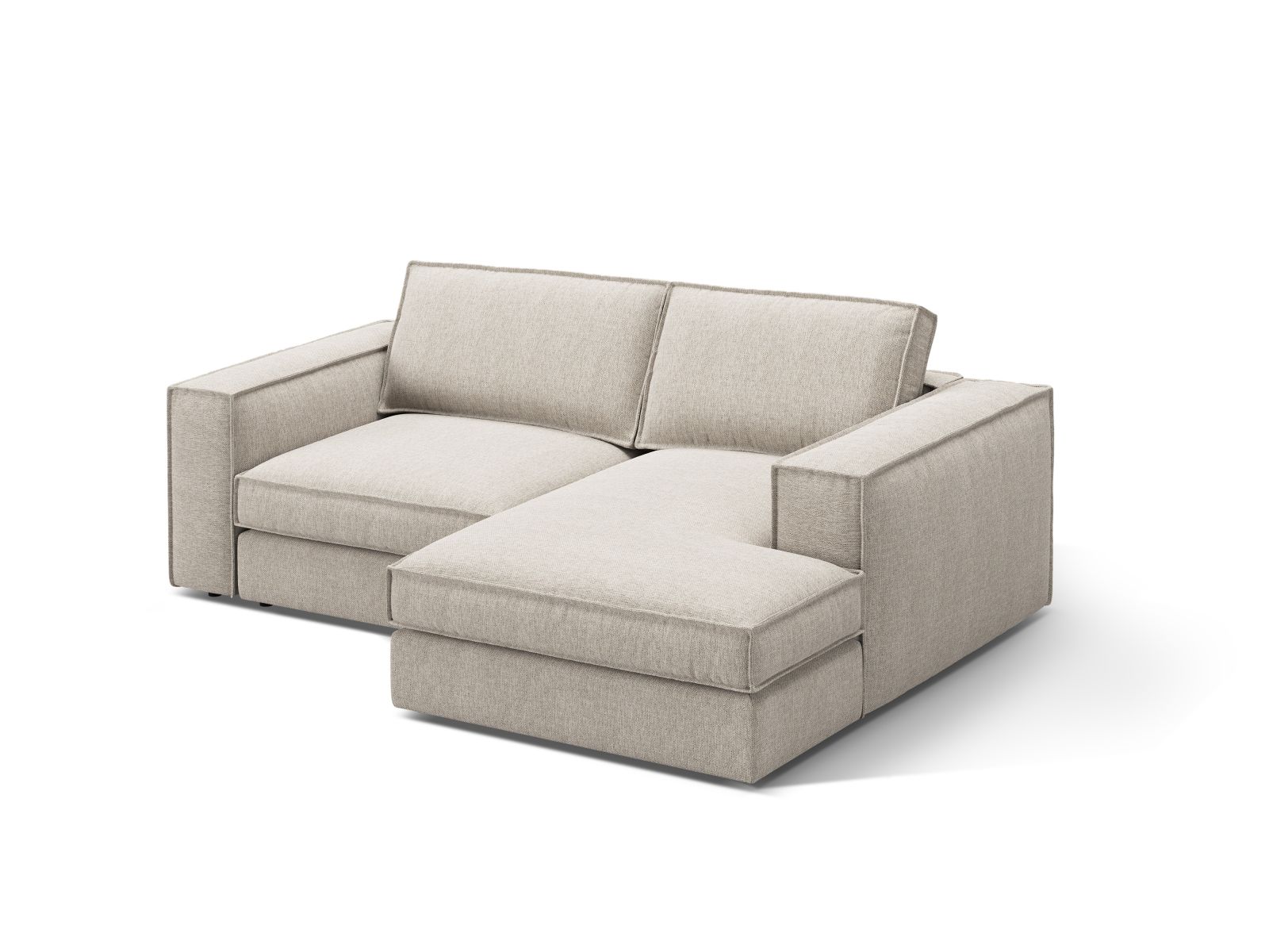 Modular Right Corner Sofa, "Pola", 2 Seats, 226x158x88