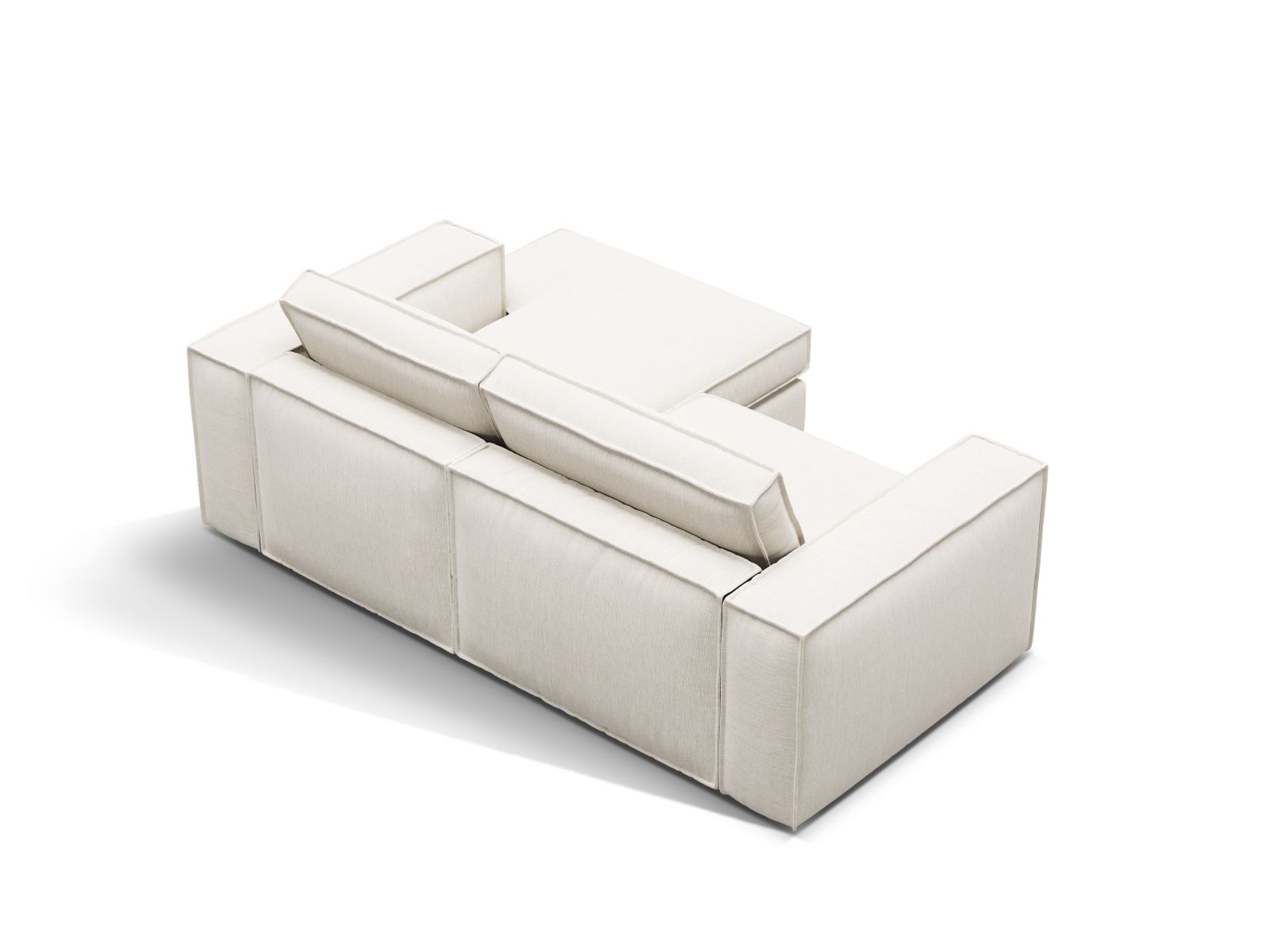 Modular Right Corner Sofa, "Pola", 2 Seats, 226x158x88