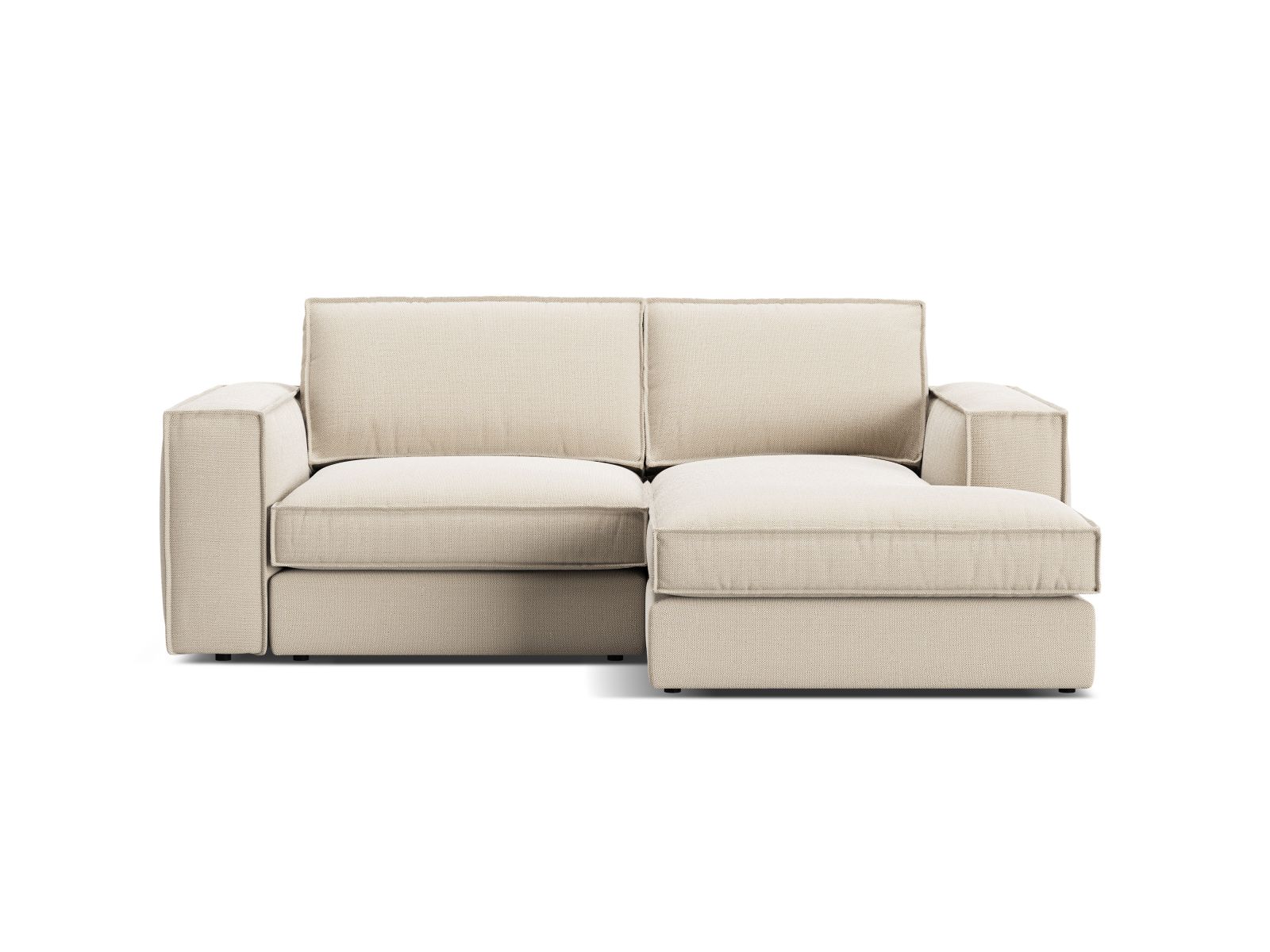 Modular Right Corner Sofa, "Pola", 2 Seats, 226x158x88