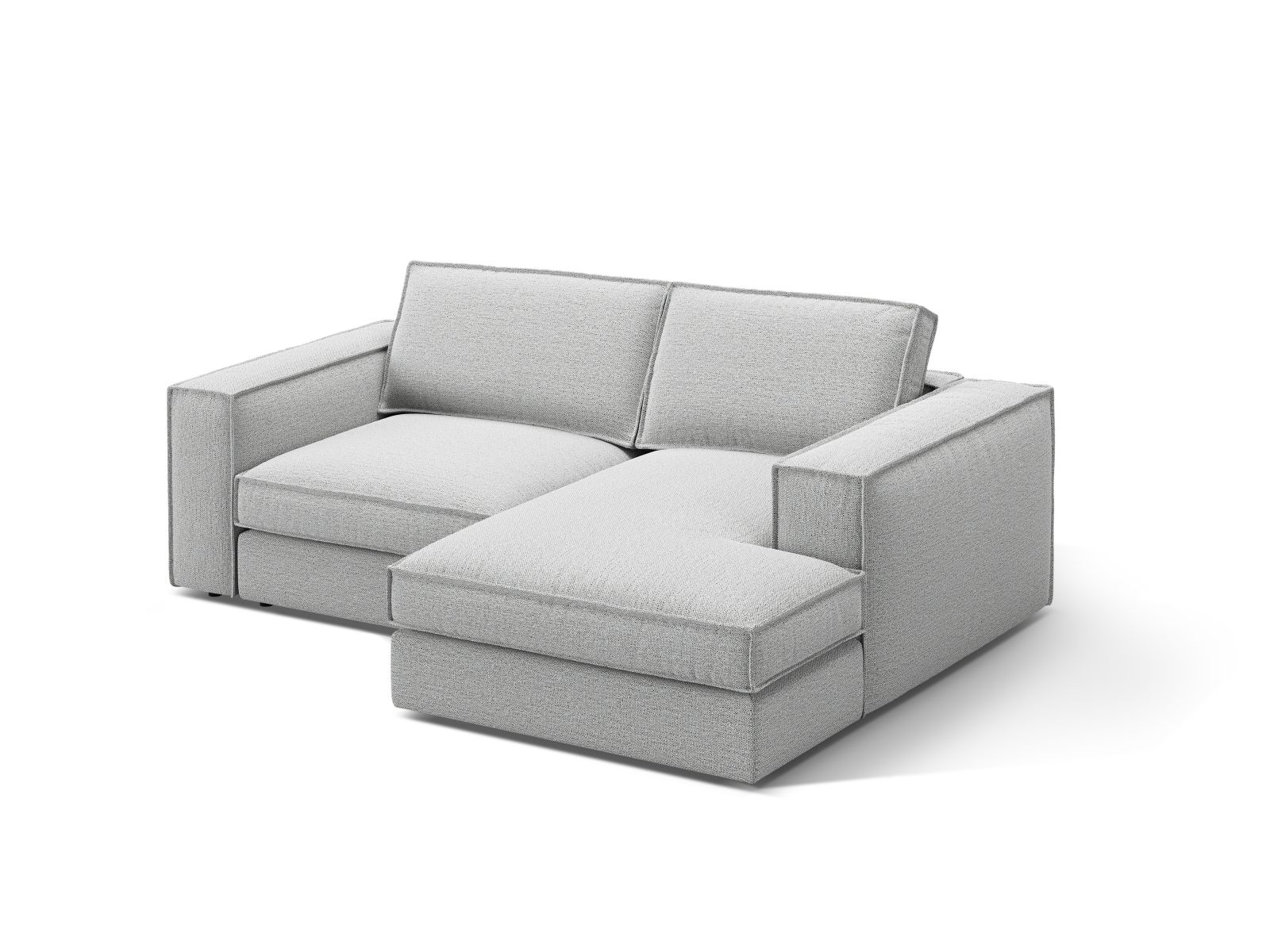 Modular Right Corner Sofa, "Pola", 2 Seats, 226x158x88
