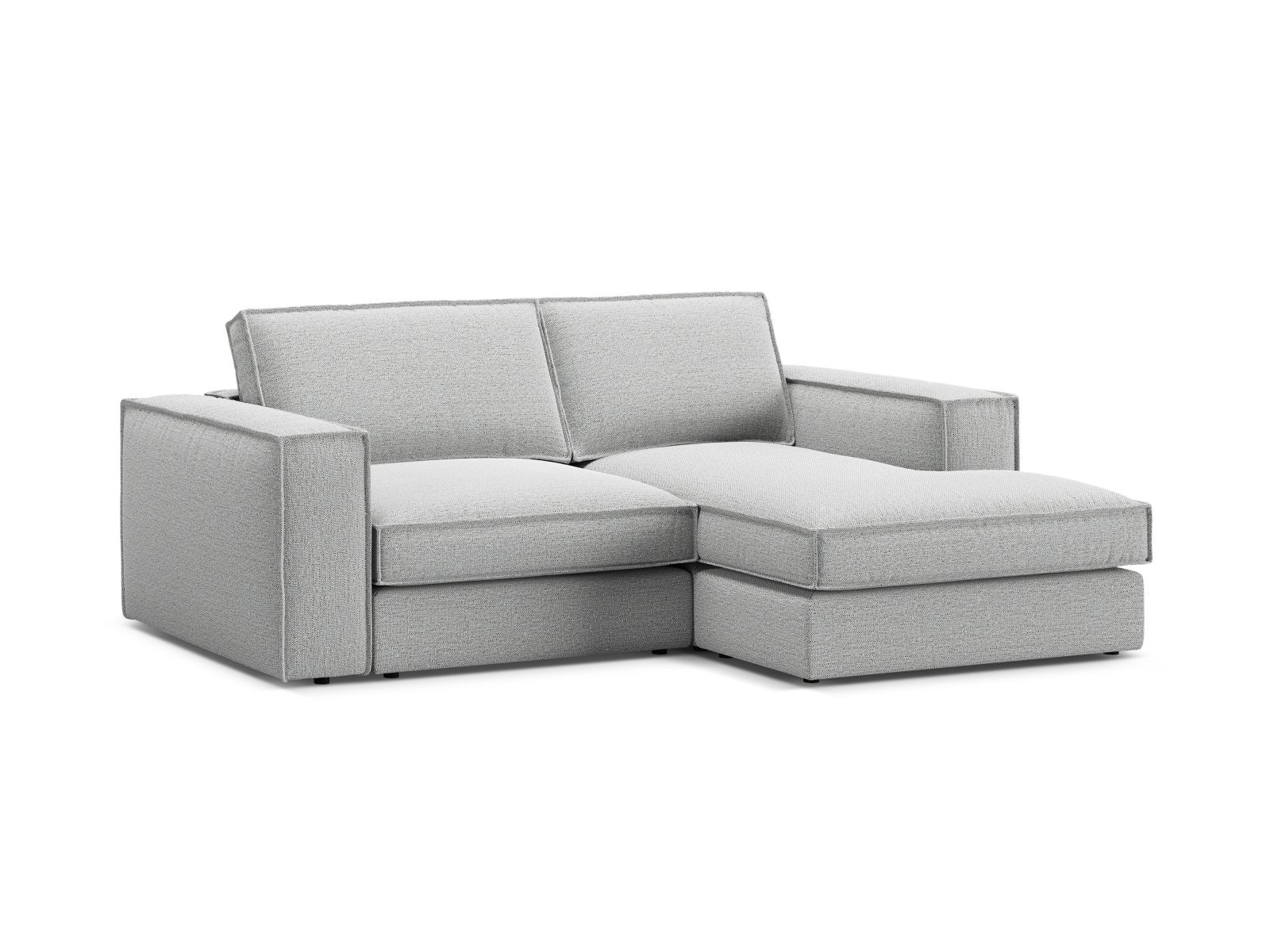 Modular Right Corner Sofa, "Pola", 2 Seats, 226x158x88