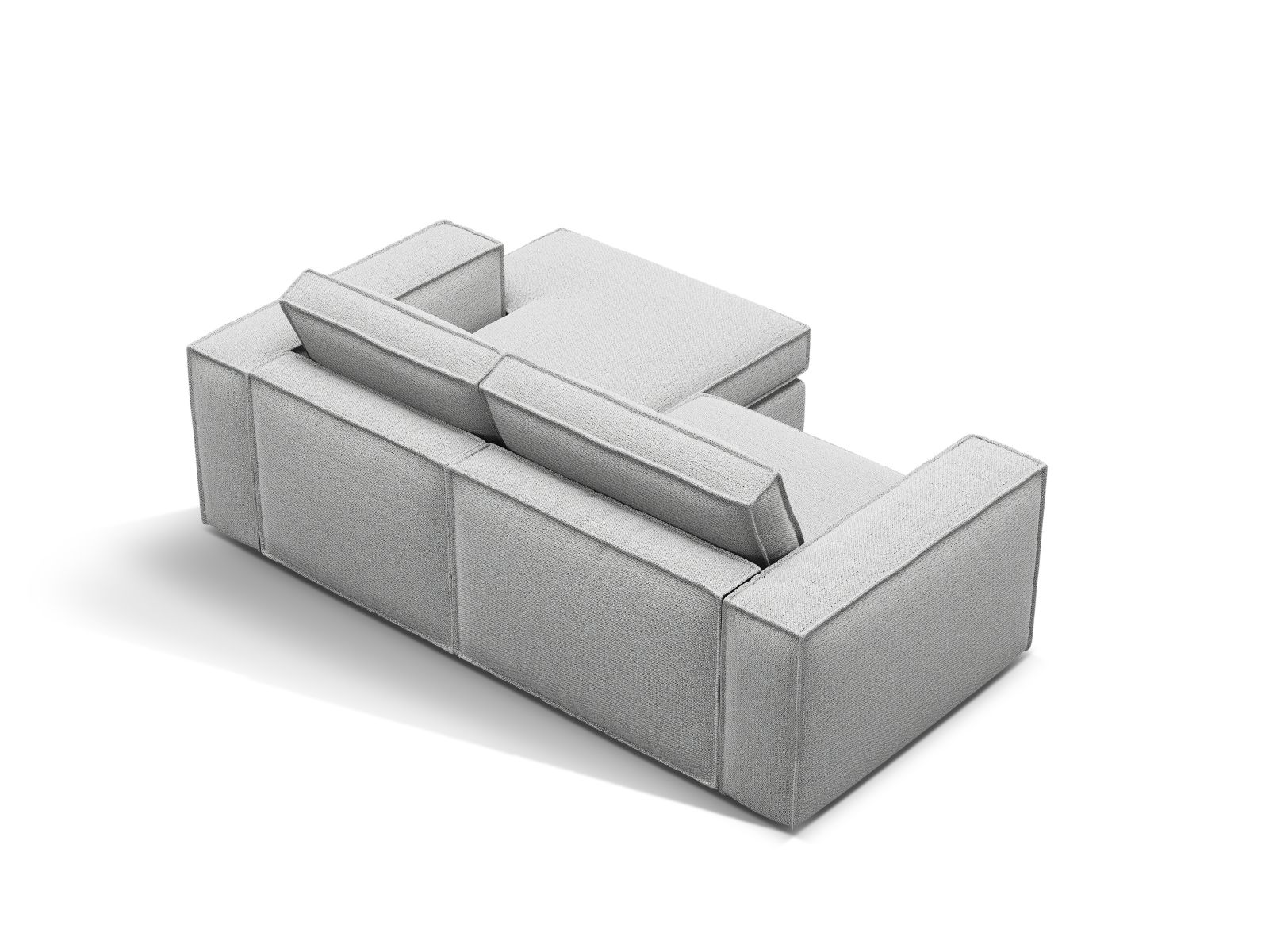 Modular Right Corner Sofa, "Pola", 2 Seats, 226x158x88