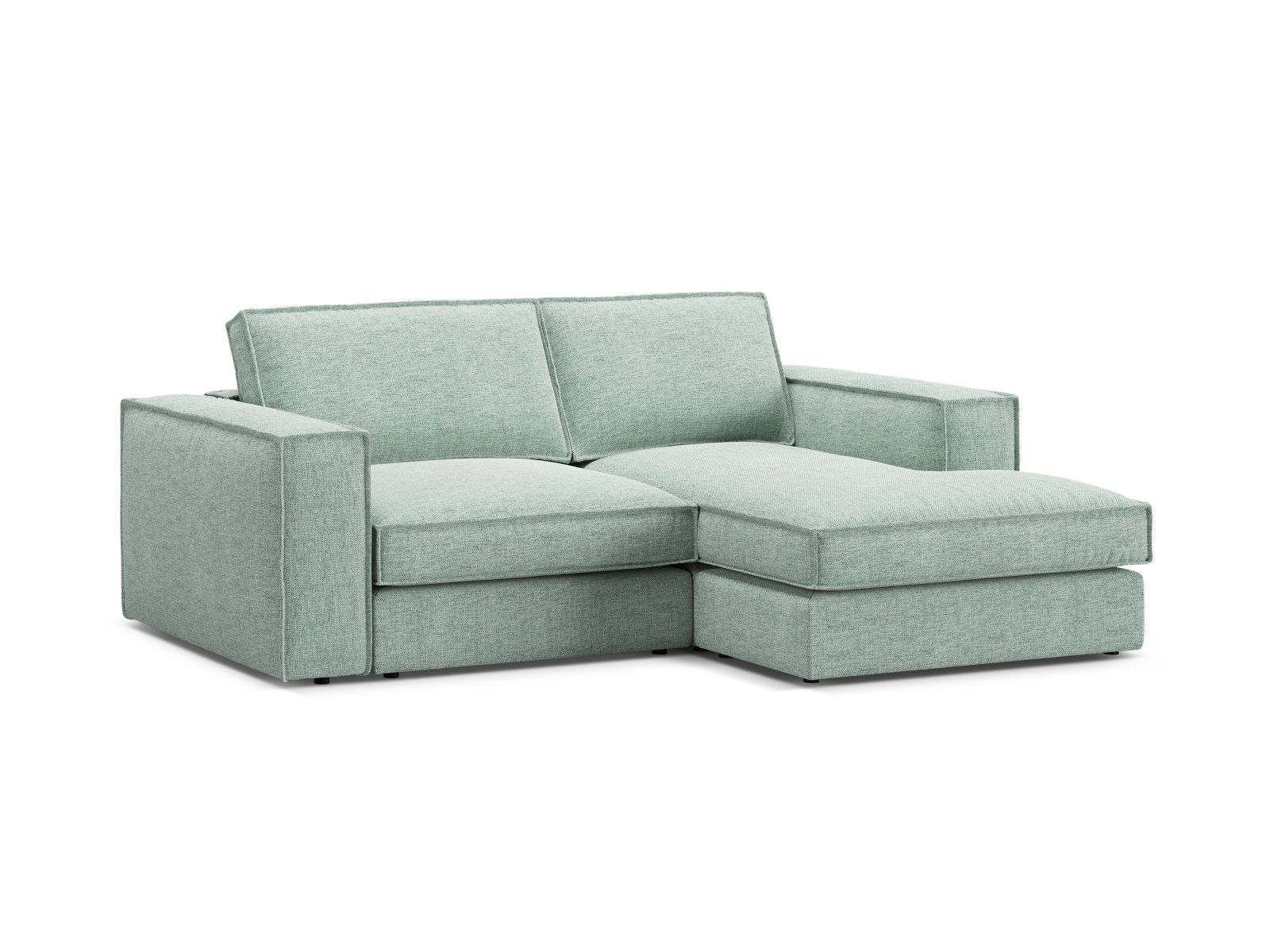 Modular Right Corner Sofa, "Pola", 2 Seats, 226x158x88