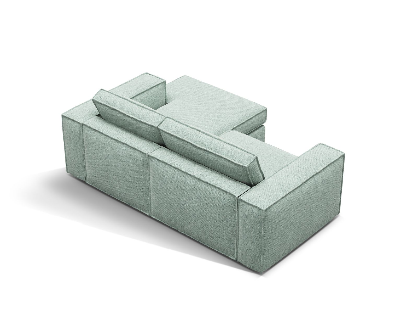 Modular Right Corner Sofa, "Pola", 2 Seats, 226x158x88