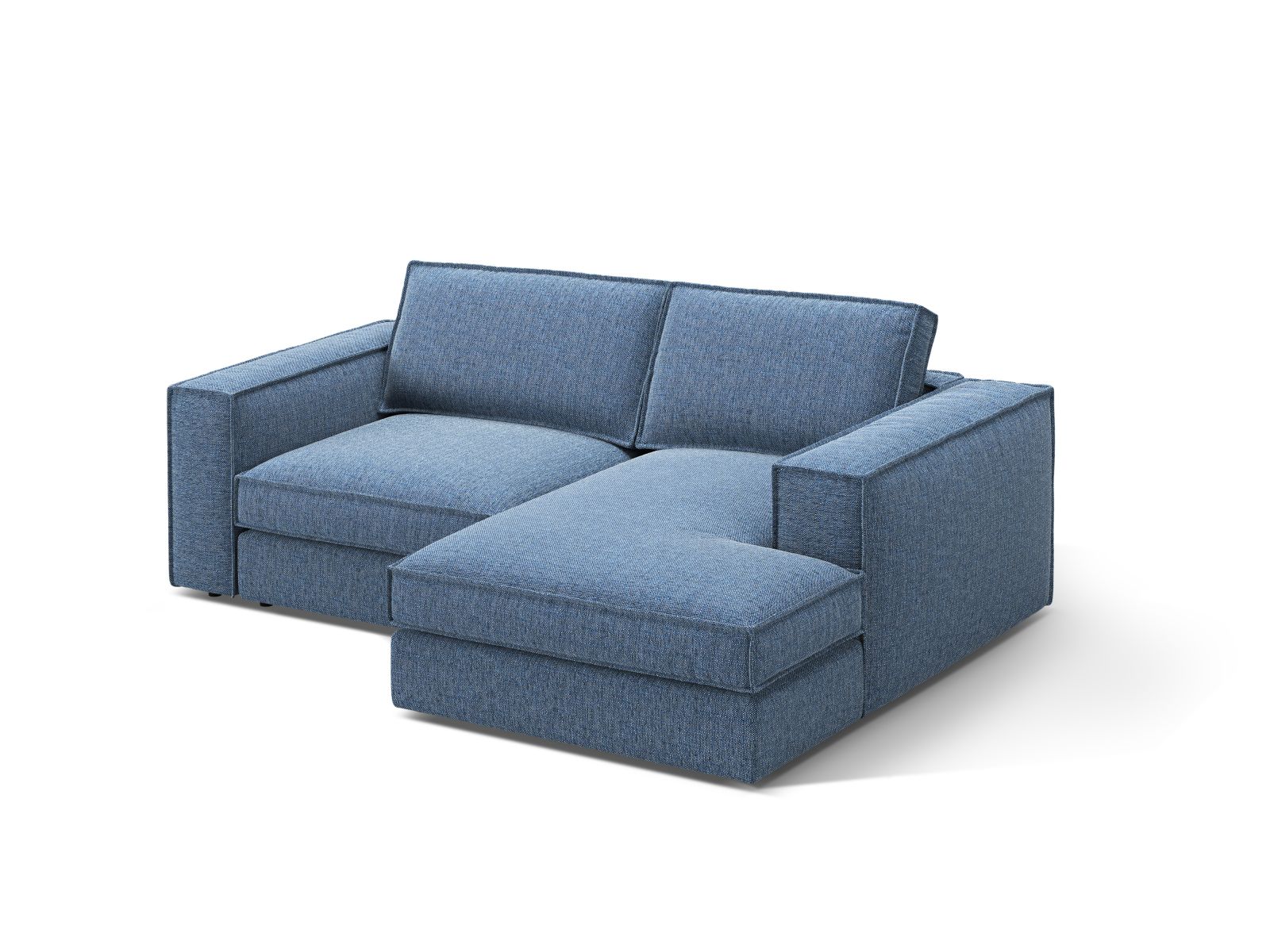 Modular Right Corner Sofa, "Pola", 2 Seats, 226x158x88