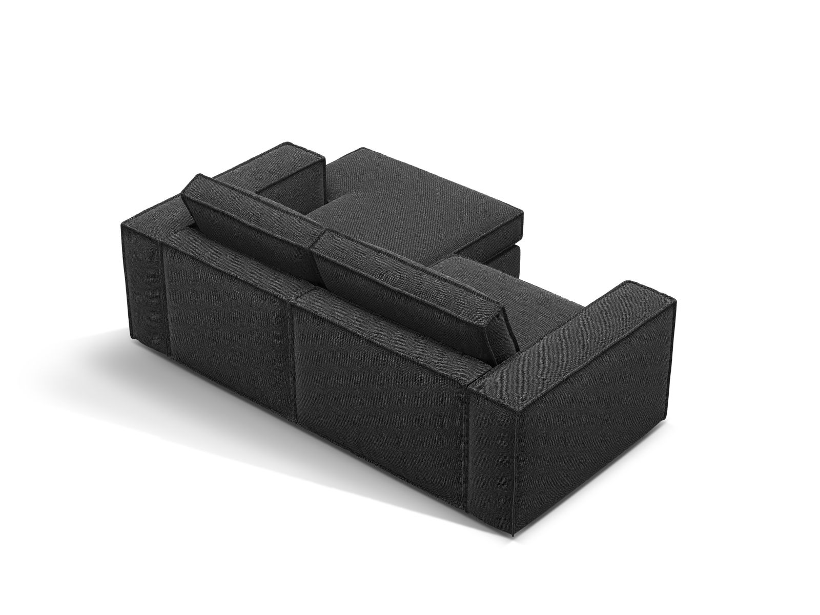Modular Right Corner Sofa, "Pola", 2 Seats, 226x158x88