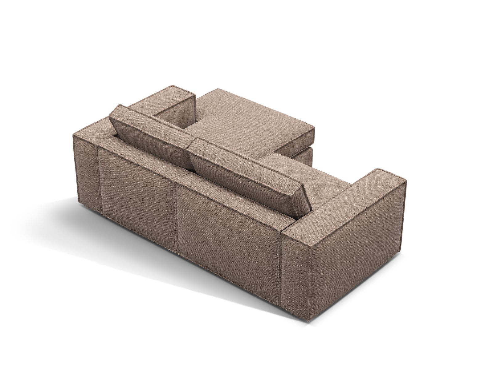 Modular Right Corner Sofa, "Pola", 2 Seats, 226x158x88