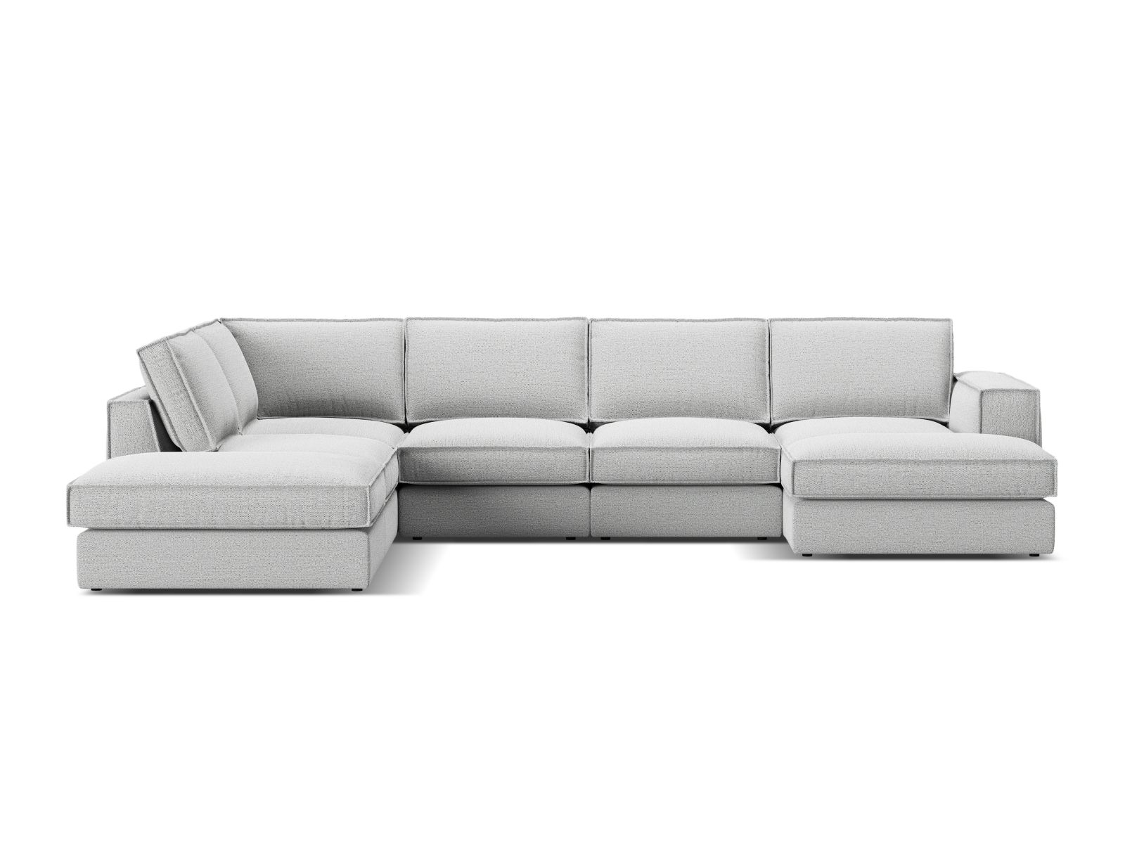 Modular Panoramic Left Corner Sofa, "Pola", 5 Seats, 362x259x88