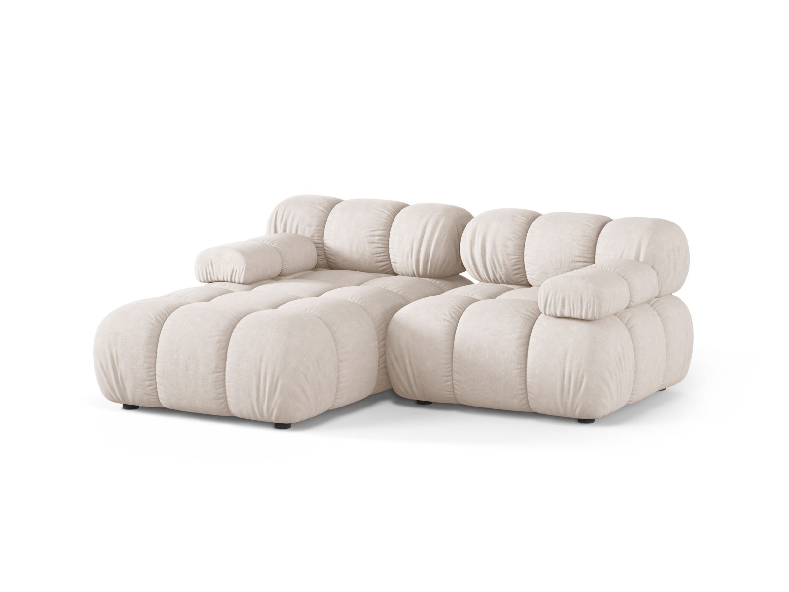 Modular Left Corner Sofa, "Bellis", 3 Seats, 188x155x70