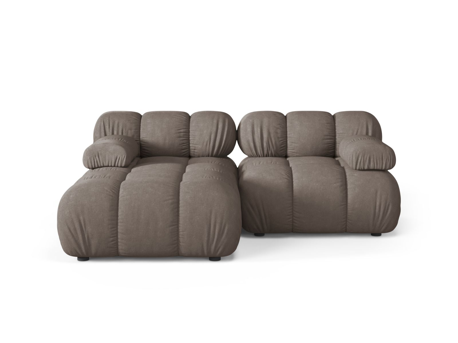 Modular Left Corner Sofa, "Bellis", 3 Seats, 188x155x70