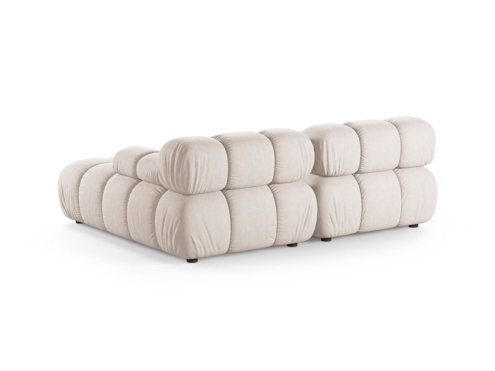 Modular Right Corner Sofa, "Bellis", 3 Seats, 188x155x70