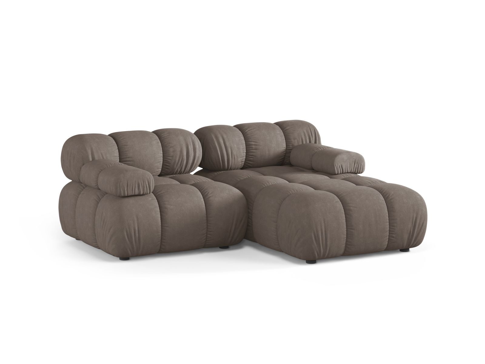 Modular Right Corner Sofa, "Bellis", 3 Seats, 188x155x70