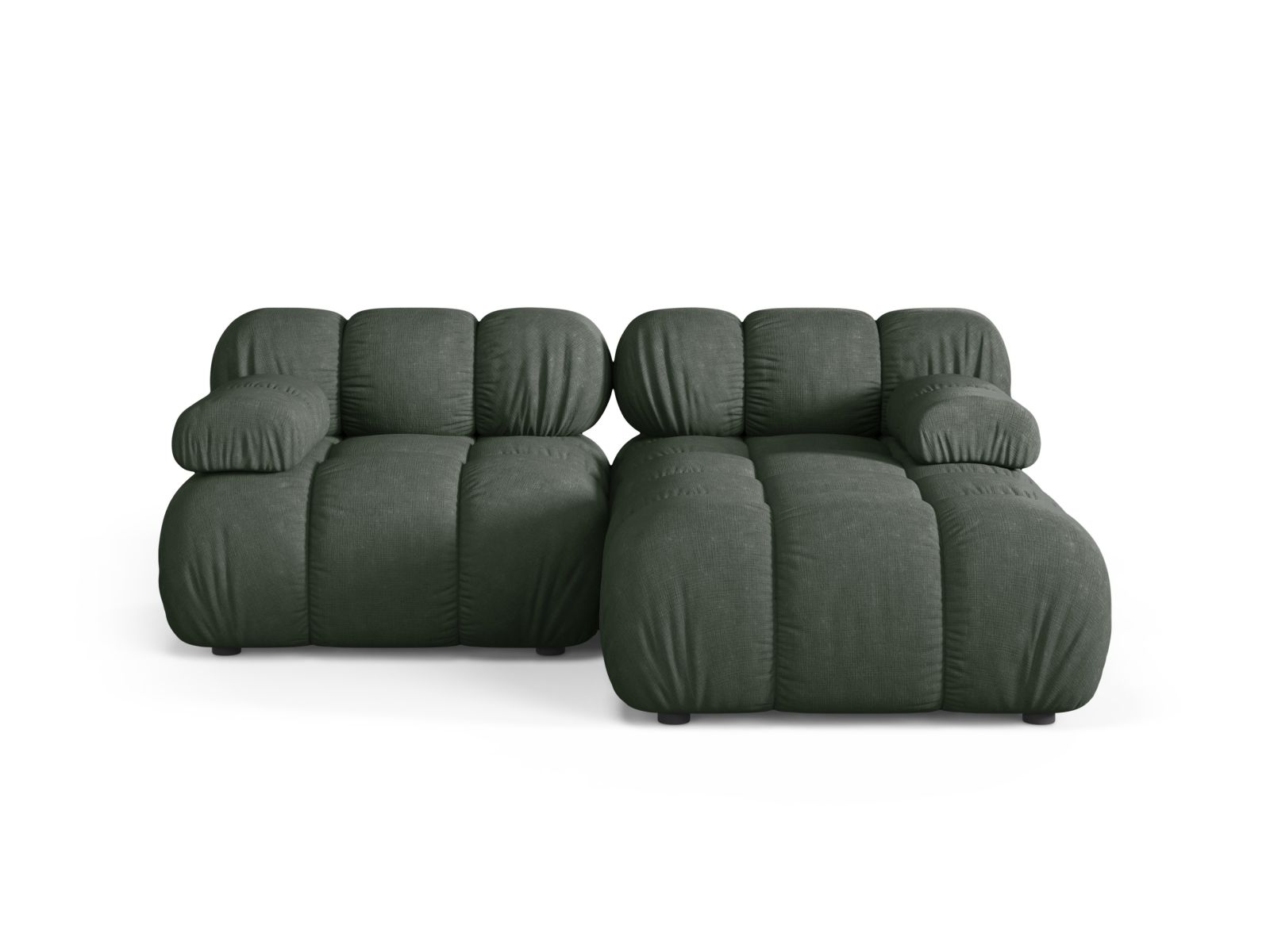 Modular Right Corner Sofa, "Bellis", 3 Seats, 188x155x70