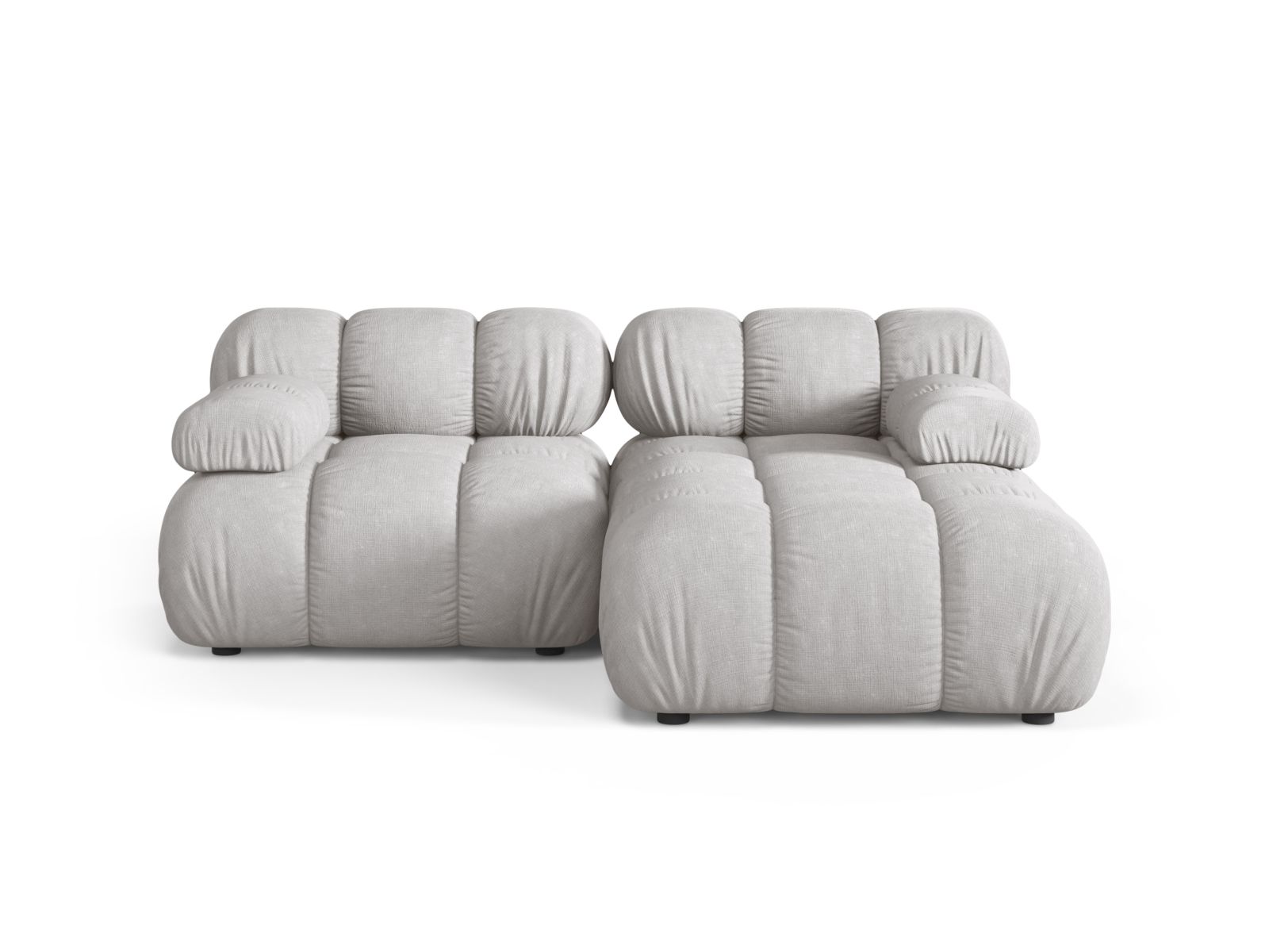 Modular Right Corner Sofa, "Bellis", 3 Seats, 188x155x70