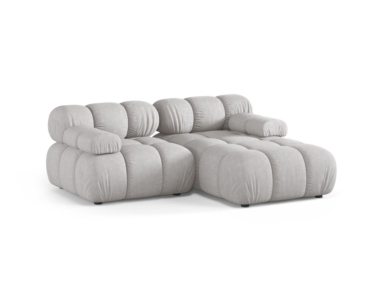 Modular Right Corner Sofa, "Bellis", 3 Seats, 188x155x70