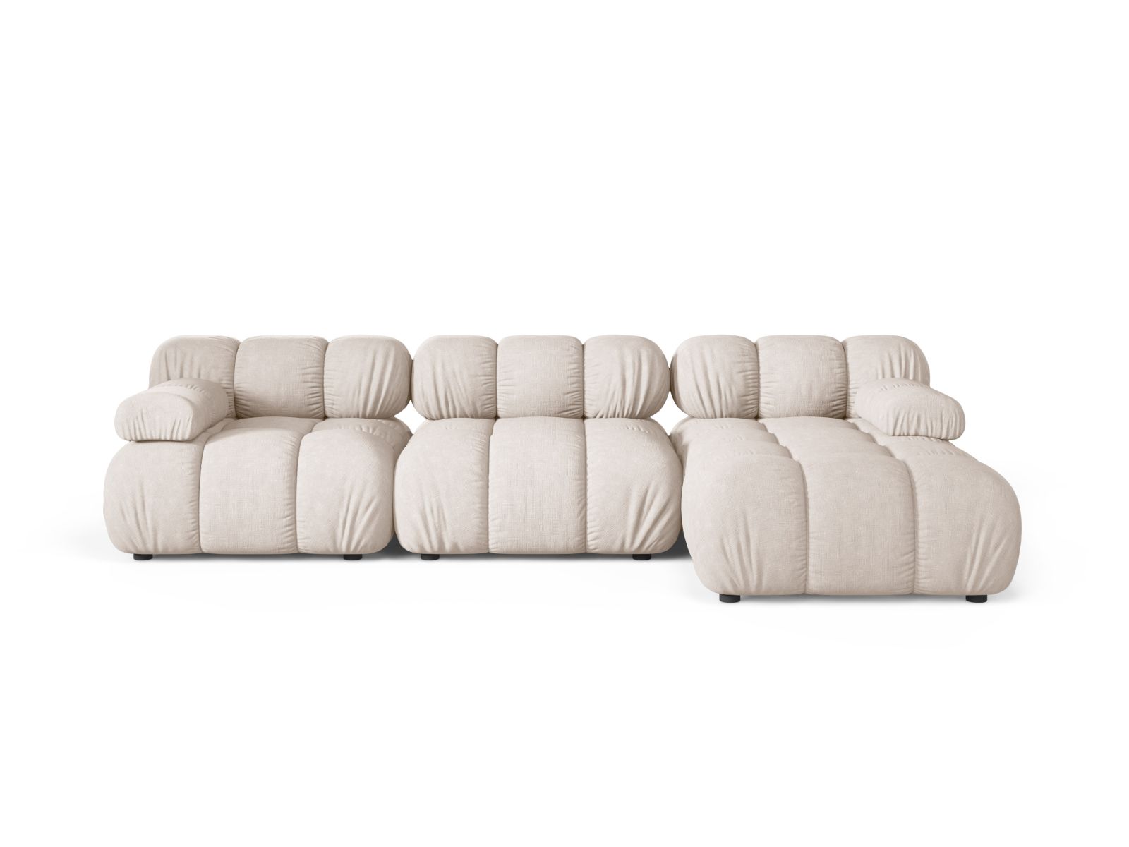 Modular Right Corner Sofa, "Bellis", 4 Seats, 282x155x70